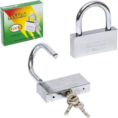 Замок навісний Extra глянець X2-76 80 мм