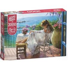 Пазли CherryPazzi 2000 "Красуня та синє море" 70x100 см