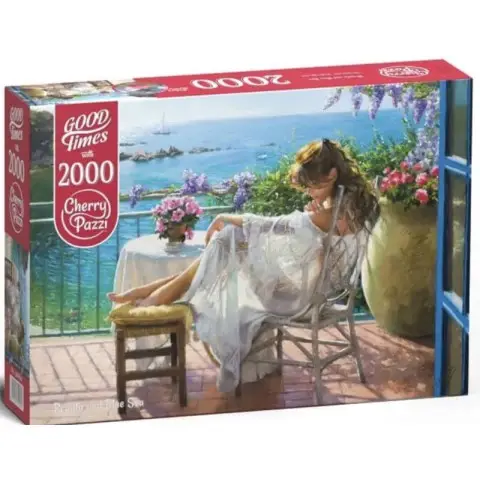 Пазли CherryPazzi Красуня та синє море, 2000 елементів, 70x100 см