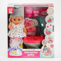 Пупс функціональний Tutu love звук п'є ходить на горщик 9265