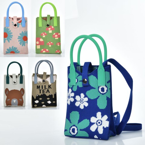 Сумочка в’язана, 24x12 см, FG230705028 (В асортименті)