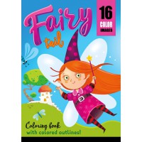 Книга Розфарбовка, 80 г, 210x297 мм, 16 аркушів, А4, скоба, диз. 22210