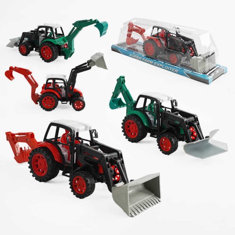 Трактор, інерція, знімна насадка, 2 ковші (В асортименті)