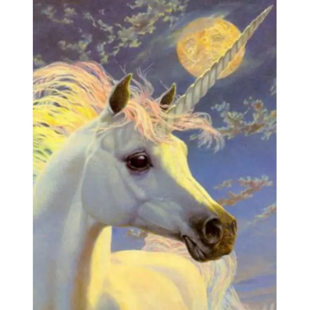 Алмазна мозаїка на підрамнику "Єдиноріг" Josef Otten 40х50см, у картонній упаковці, 71318_BGLE