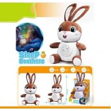 Нічник "Зайченя", звуки природи, мелодії, підсвічування, регулювання гучності DH12