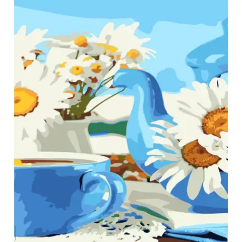 Набір для розпису по номерах Чайна симфонія, Strateg, 30x40 см, LY17