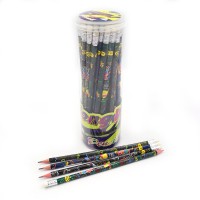 Олівець чорнографітний School, HB, з гумкою, 48 шт., 0416DSCN