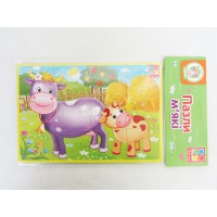 Пазли м’які Тварини ферми, А5 (укр)