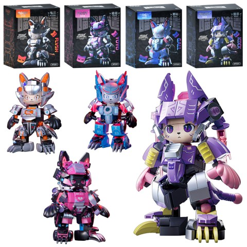 Конструктор Робот-кіт, W9201A-D, (В асортименті)