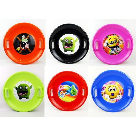 Санки-крижака Snow Plate з принтом, 60 см, 6111 (В асортименті)