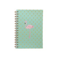 Зошит на спіралі з тисненням фольгою, А5, 100 аркушів, матова ламінація 4052