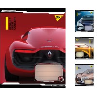 Зошити учнівські 60 аркушів клітинка. YES Dezir concept 10 шт. в упаковці