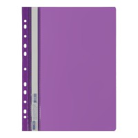 Папка-швидкозшивач із перфорацією, А4, фіолетовий, 6 шт.