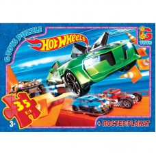 Пазлы серии "Hot Wheels " 35 эл. GToys FW700