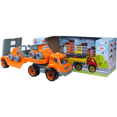 Машина автовоз із будмайданчиком ТехноК, 3930