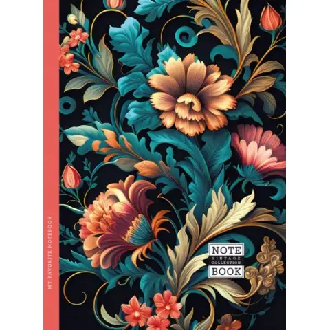 Блокнот, 55 г, 143x200 мм, 64 аркуші, інтегральна палітурка, матова ламінація, дизайн 23100