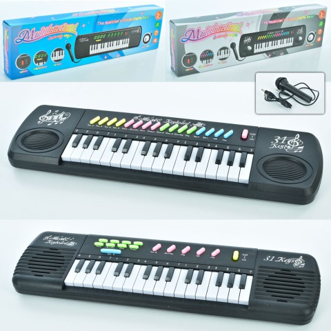 Синтезатор, 311B-3128B, 31 клавіша, з мікрофоном, інтерактивний (В асортименті)