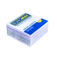 Блок паперу для нотаток Радуга, 90x90x40 мм, склеєний