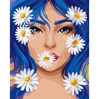 Набір для розпису по номерах Ромашковий настрій, 40x50 см