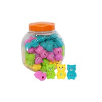 Стругачка пластикова Ведмідь, 48 шт., TR3061 (В асортименті)