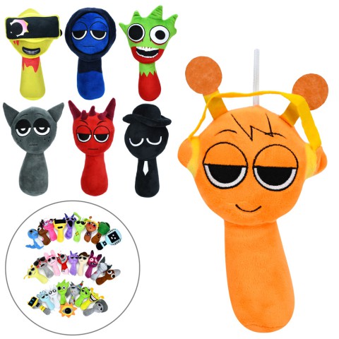 М’яка іграшка Монстр Спрункі, YG0244, 20x10x6 см, петелька (В асортименті)