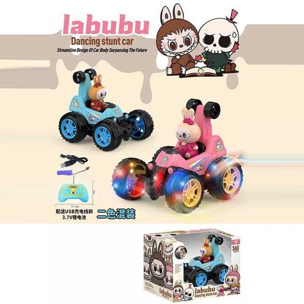 Р/К машинка-перевертиш LABUBU акумулятор 3.7V підсвічування мелодія 200-22A