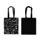 Еко-сумка з ручками чорна з малюнком 3537-2 35×37 см