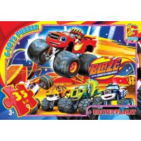Пазли G-Toys Blaze, 35 елементів
