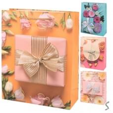 Пакет подарунковий паперовий M "Mood" 26*32*10см R34666-M, ціна за 6 шт. /480/