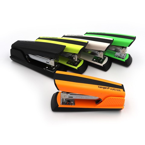 Степлер Kangaro №24/6, 30 аркушів, глибина 42 мм, антистеплер, пластиковий корпус, 35-NXTS