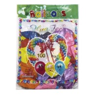 Кульки перламутрові різнокольорові, 2.8 г, 12 дюймів, 100 шт. в упаковці, 8527