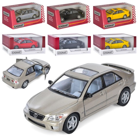 Металева інерційна легкова модель Lexus IS300 5", відкриваються двері (В асортименті)