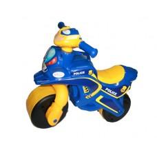 Каталка Doloni-toys Байк Полиция Синий с желтым (0138(9)/570