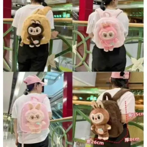 Рюкзак ГЕРОЙ м'яке хутро рухомі елементи (В асортименті) M18939