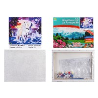 Набір для розпису по номерах Коні, TK Group, 30x40 см, 31665