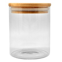 Банка скляна з бамбуковою кришкою R10871-12 900 мл