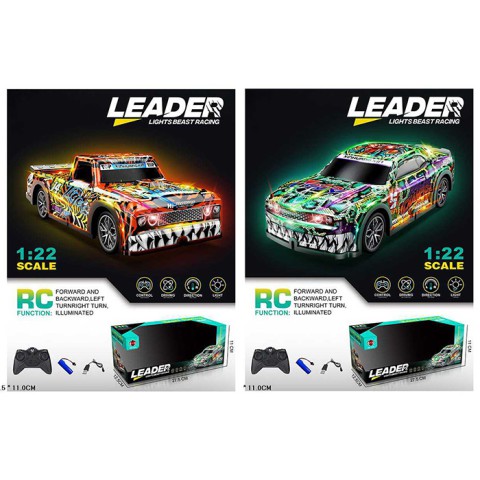 Машина на радіокеруванні, 18 см, 1:22, світло, USB-зарядка, 000-015-16
