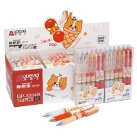 Ручка дитяча пиши-стирай Aodemei Cat, 0.5 мм, синя, 12 шт.