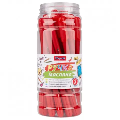 Ручка Amazik, червона, 30 шт., 412099