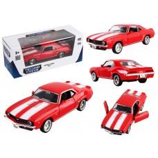 автомодель - chevrolet camaro 1969 (червоний) 250336