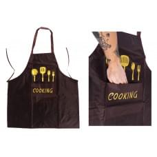 Фартух тканинний з кишенею "Cooking" 67*70см R89151 /500/