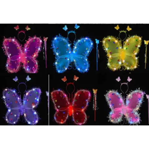 Крила 3 режими підсвічування чарівна паличка обруч мікс C68492