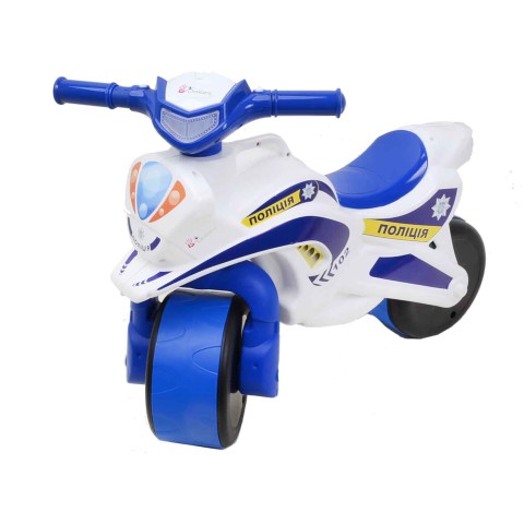 Мотоцикл Doloni-toys МотоБайк Поліція, музичний, білий, 0139/51