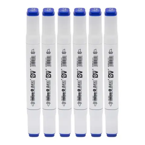 Скетч-маркер двосторонній №72, на спиртовій основі, 10 шт.