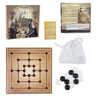 Настільна гра Три в ряд, розважальна, Стратег (українською)