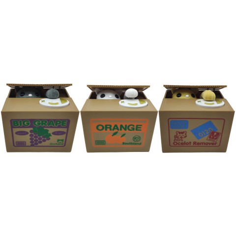 Скарбничка-дитяча інтерактивна Злодюжка-Кіт, 12x10x9.2 см, 5195 (В асортименті)