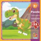 Пазли G-Toys Динозаври, 12 елементів, LD07
