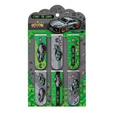 Закладки магнітні Kidis Supercar 6шт на планшеті
