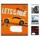 Зошити учнівські 36 аркушів клітинка Yes Lets go for ride, 15 шт. в упаковці