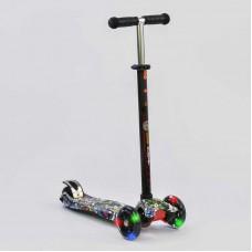 Самокат MAXI Best Scooter A24642/779-1386 пластмассовый Черный